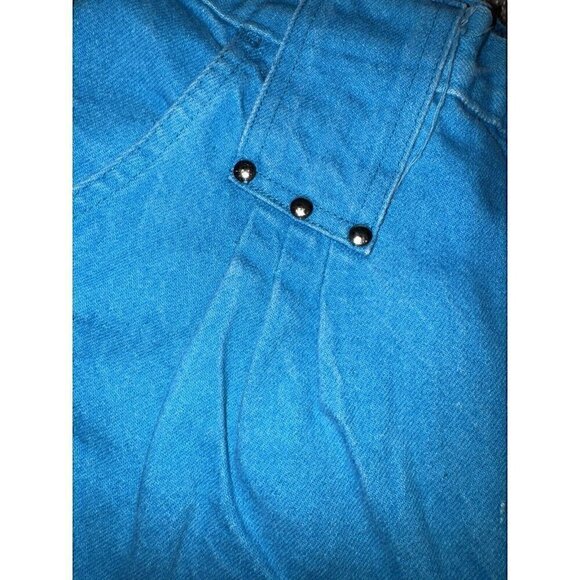 Vintage Ozark Mountain Turquoise Denim Jeans High Waisted Made in USA Size 13 - Picture 4 of 13